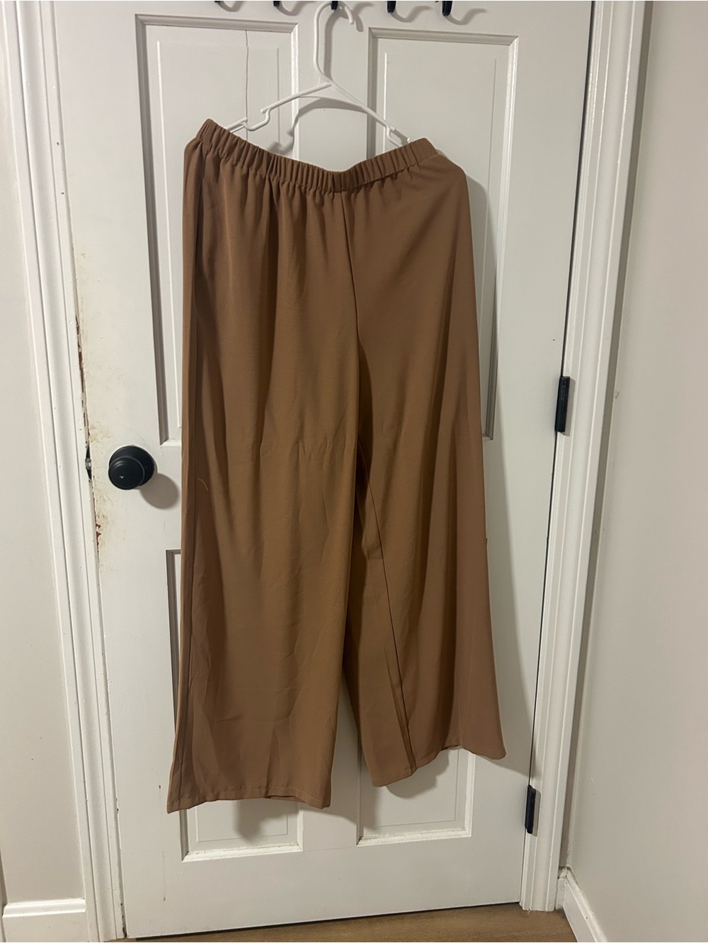 Wide Leg Brown Palazzo Pants